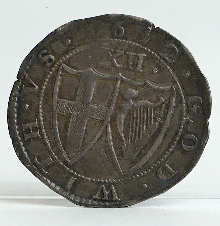 British hammered silver coinage, Commonwealth (1649-1660), Shilling, 1652 (S3217) mm. sun, nick on reverse edge by ‘5’, otherwise near VF